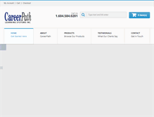 Tablet Screenshot of careerpathlearning.com